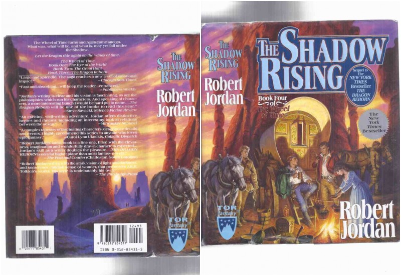 The Shadow Rising, Book Four of The Wheel of Time Series by Robert Jordan SIGNED ( Volume 4 / iv )