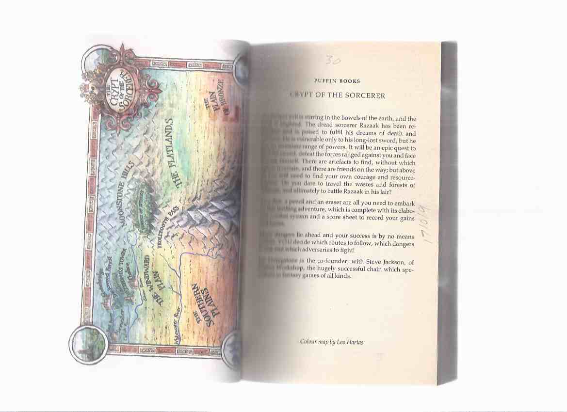 Crypt of the Sorcerer, Volume # 26 ) ( Steve Jackson & Ian Livingstone F/F - Fighting Fantasy)( Book Twenty-Six / xxvi )