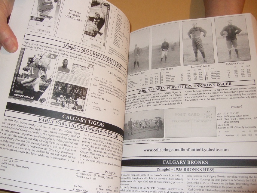 Collecting Canadian Football, Volume ii Sportscards & Photographs Team Specific Issues (inc. CFL / C.F.L. / CDN Football League players )( Sports Cards )( Black & White Issue )