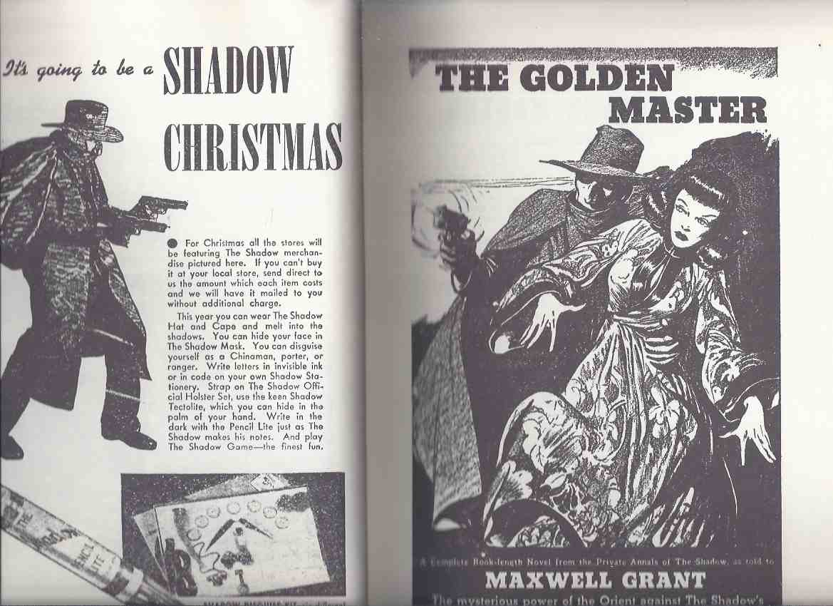 The Shadow and the Golden Master ---with Shiwan Khan Returns, the Master of Oriental Menace ---by Walter B Gibson / Maxwell Grant