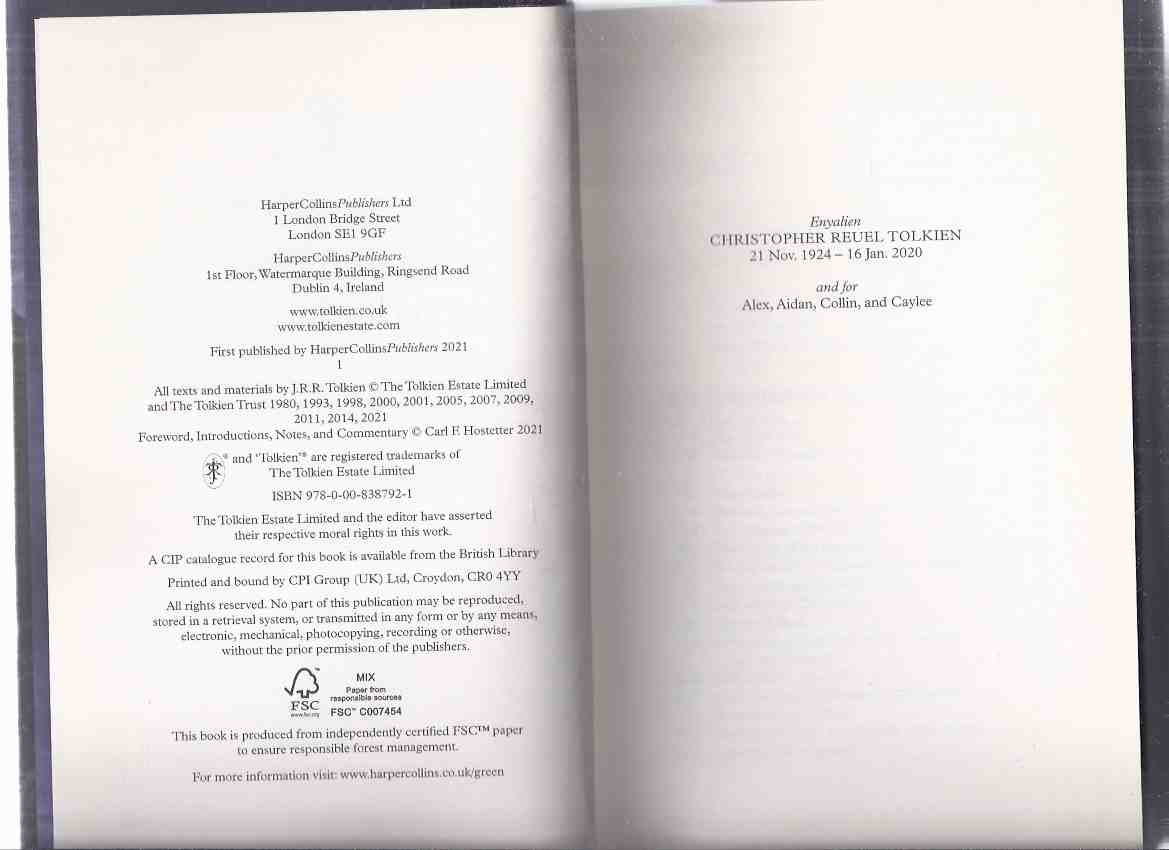 The Nature of Middle Earth: Late Writings on the Lands, Inhabitants and Metaphysics of Middle-Earth -by J R R Tolkien ( 1st UK Edition )